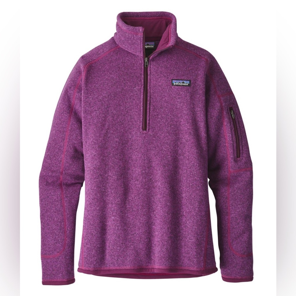 Patagonia Better Sweater Vibrant Purple Pullover Jacket
